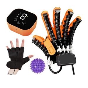 Gendoing Rehabilitation Robot Glove Hand Strength Training Adj (Left Hand-S)